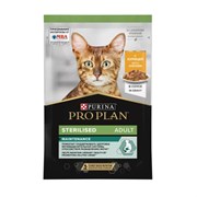 Влажный корм PRO PLAN® Sterilised MAINTENANCE для взрослых стерилизованных кошек с курицей в соусе 301003